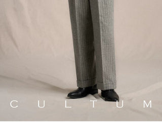 [CULTUM] Heavyweight Wool Double Pleat Trousers