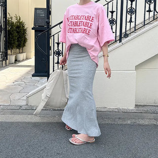 Ribbed Mermaid Skirt