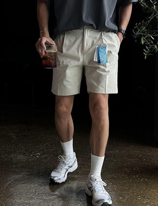 Pro One-Pleat Half-Banding Pants (High Q)