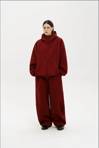 [MASONPRINCE] Heavyweight Air Layer Hoodie Set