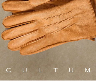 [CULTUM] Sheepskin Touchscreen Wool-Lined Gloves