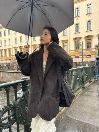 [NeverSeez] Distressed Tailored Blazer