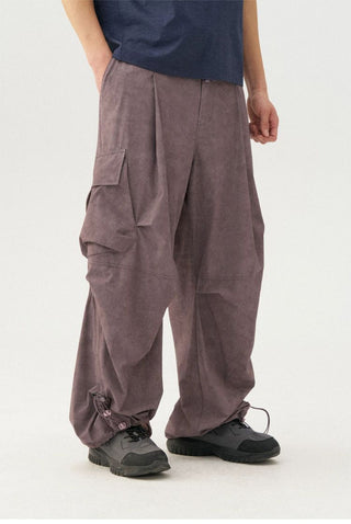 [Monterest] Washed Pleated Parachute Pants