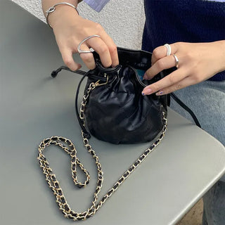 Chain Mini Bucket Bag