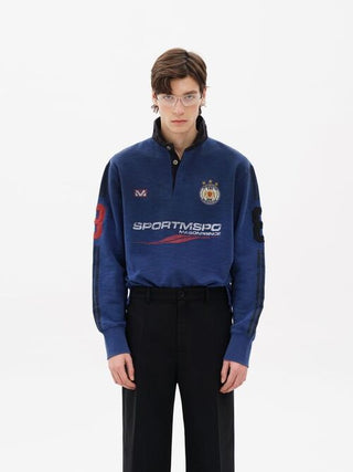 [MASONPRINCE] Sport Club Slub Cotton Knit Top