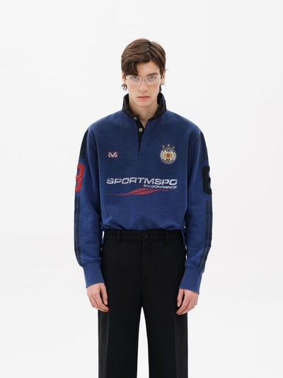 [MASONPRINCE] Sport Club Slub Cotton Knit Top