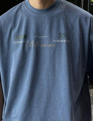 Blossom Pigment Oversized Short Sleeve (4 colors)