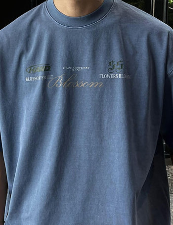 Blossom Pigment Oversized Short Sleeve (4 colors)