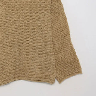 Oversized Boat Neck Knit