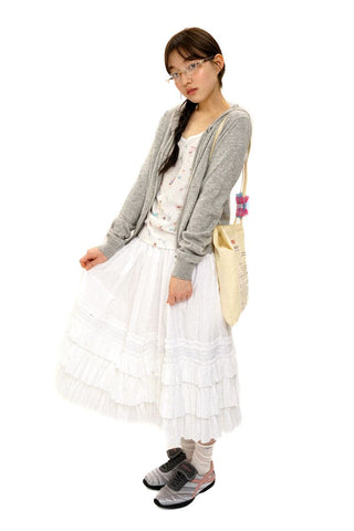 [Moromoro2] Multi-Layer Lace Ruffle Cake  Skirt