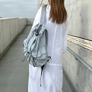 Pocket String Backpack