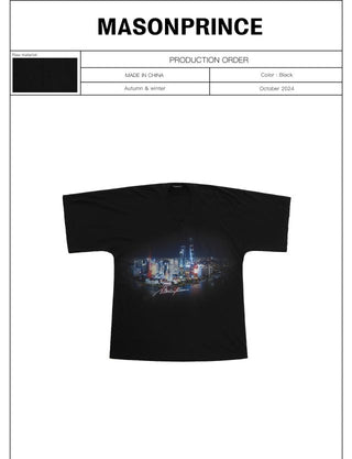 MASONPRINCE Skyline Graphic T-Shirt