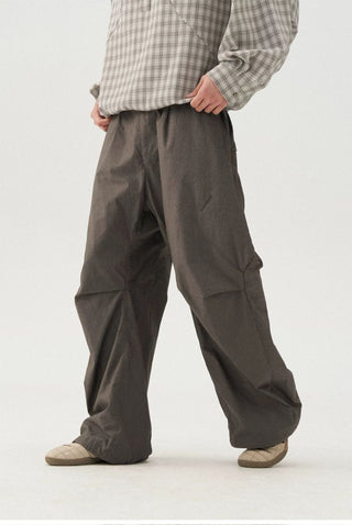 [Monterest] Enzyme Washed Wide Leg Work Pants