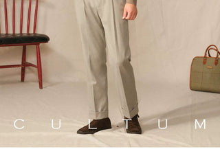 [CULTUM] Cashmere Blend Polo Knit Sweater