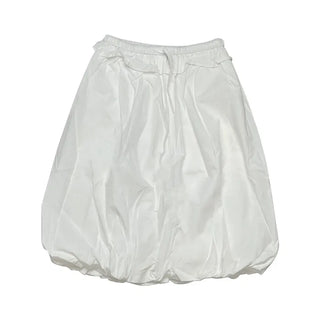 (3 colors) Shirred balloon skirt