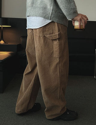 Carpenter corduroy pants (3 colors)