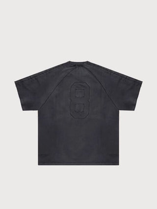 [MASONPRINCE] Deconstructed Patchwork Embroidered Tee