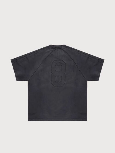 [MASONPRINCE] Deconstructed Patchwork Embroidered Tee