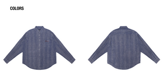 [MASONPRINCE] Linen Striped Shirt