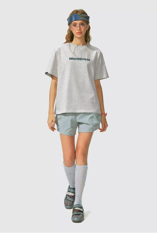 [Monterest] Quick-Dry Antibacterial Logo Crewneck Tee