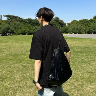 Earth print short-sleeved T-shirt