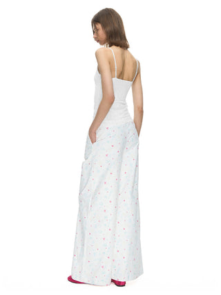 [NECY] Floral Lace Slim Camisole (2color)