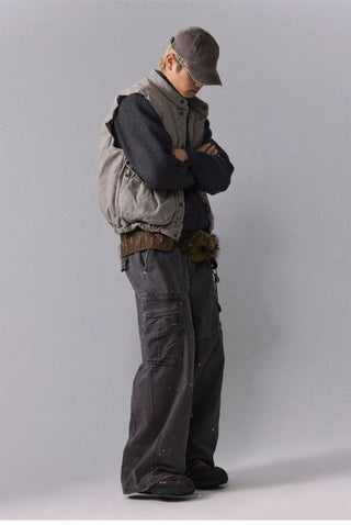 [Monterest] Washed Cotton Padded Work Vest