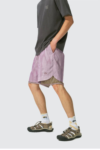 [Monterest] Tie-Dye Double Layer Running Shorts