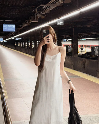 Summer Ribbon Bustier Dress