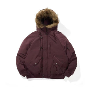 [Monterest] N2B Hooded Down Jacket with Fur Trim
