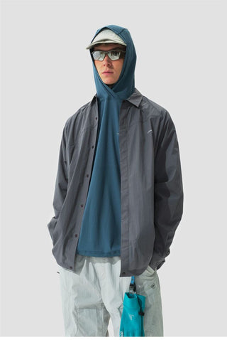 [Monterest] Water Repellent Lightweight Snap Shirt