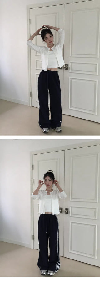Penning Lace Long Wide Training Two-Way Pants - 5 Colors