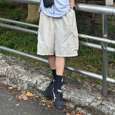 Nylon pocket shorts