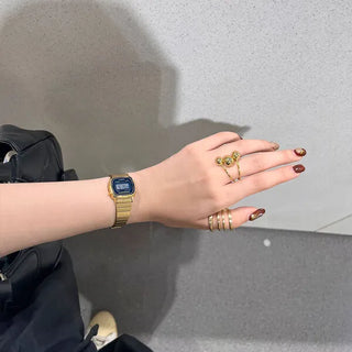 Layering Three Ball Ring