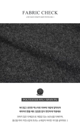 Holic Halter Fleece-lined Shirring Off-Shoulder Knitwear - 3 Colors