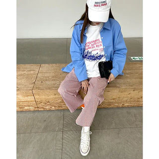 Oversized cotton shirt