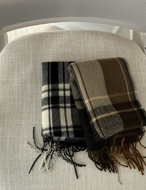 Tartan Check Scarf (4 colors)