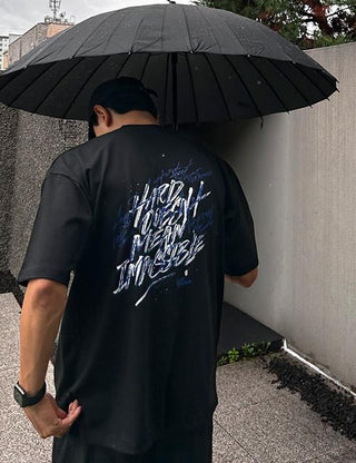 HARD Scratch Print Short Sleeve T-shirt (High Q)