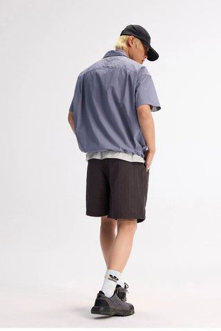 [Monterest] Textured Nylon Drawstring Shorts