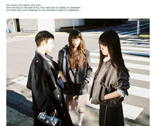 [Moromoro2] Washed Cotton Cropped Jacket