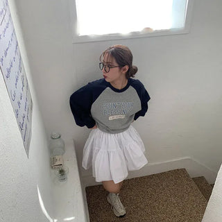 Colored Sleeveless Lettering Sweatshirt