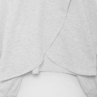 Slit sweatshirt