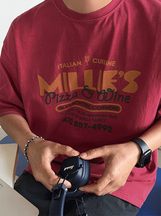 MILLIE'S Pigment 1/2 T-shirt