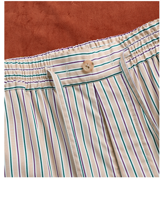 [CULTUM] Piped Stripe Pajama Set