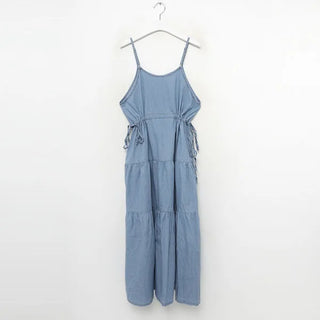 String denim camisole dress