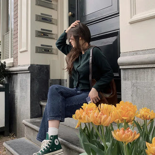Cashmere Raglan Cardigan