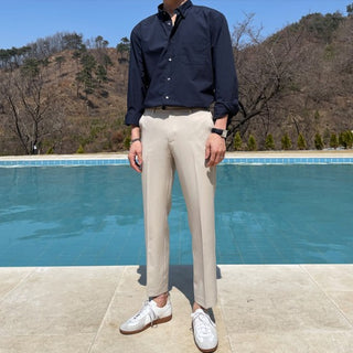 Today's poplin washed shirt (poplin fabric)