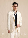 [CULTUM] Washed Denim Blazer