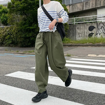 cotton balloon pants (khaki)