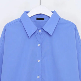 Oversized cotton shirt